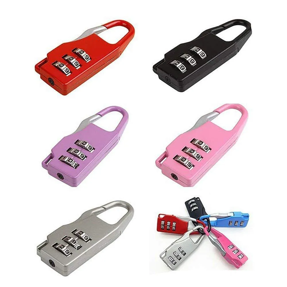 1243 Round Resettable Code Number Padlock