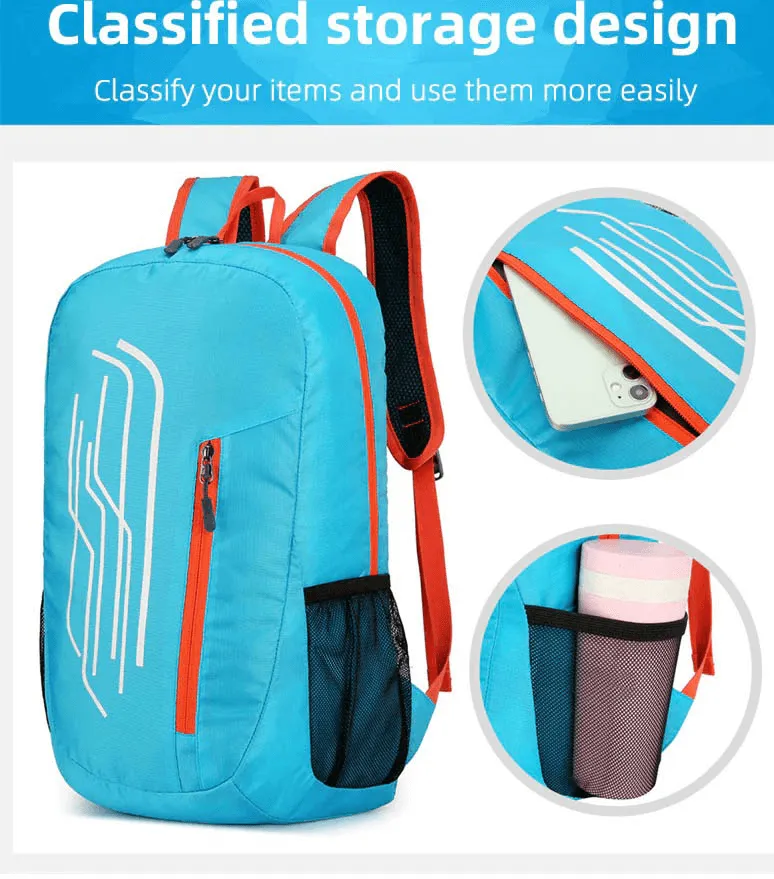 22L Portable Folding Pack Foldable Ultralight Cycling Backpack - SF0639