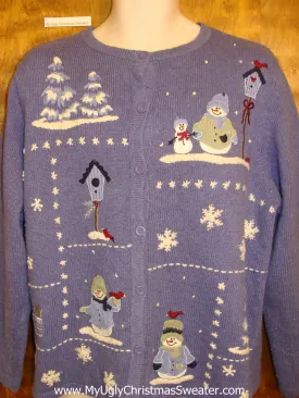 2sided Winter Wonderland Ugliest Christmas Sweater