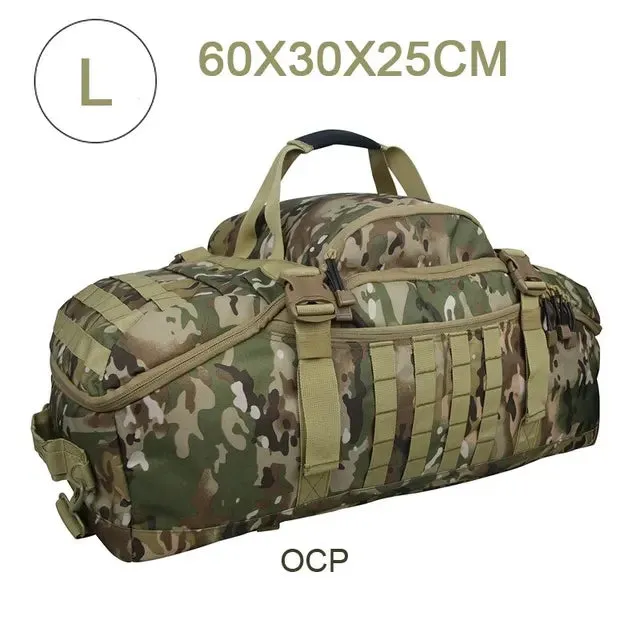 60L 80L Camping Backpacks Men Military Tactical Backpack Molle Army Hiking Travel Climbing Rucksack Sports Gym Duffel Bag