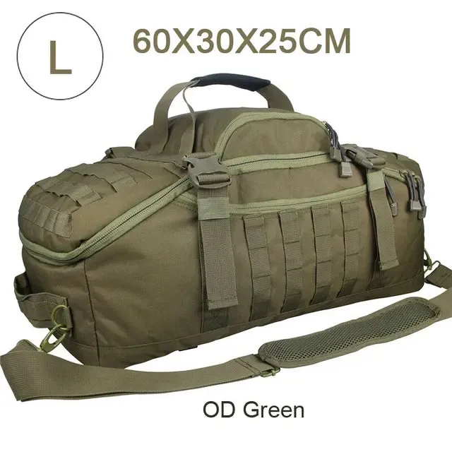 60L 80L Camping Backpacks Men Military Tactical Backpack Molle Army Hiking Travel Climbing Rucksack Sports Gym Duffel Bag