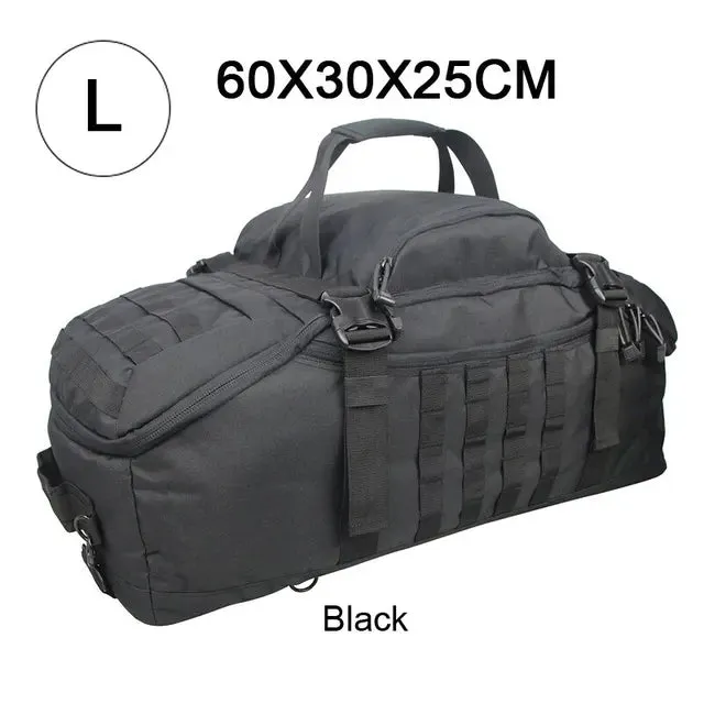 60L 80L Camping Backpacks Men Military Tactical Backpack Molle Army Hiking Travel Climbing Rucksack Sports Gym Duffel Bag