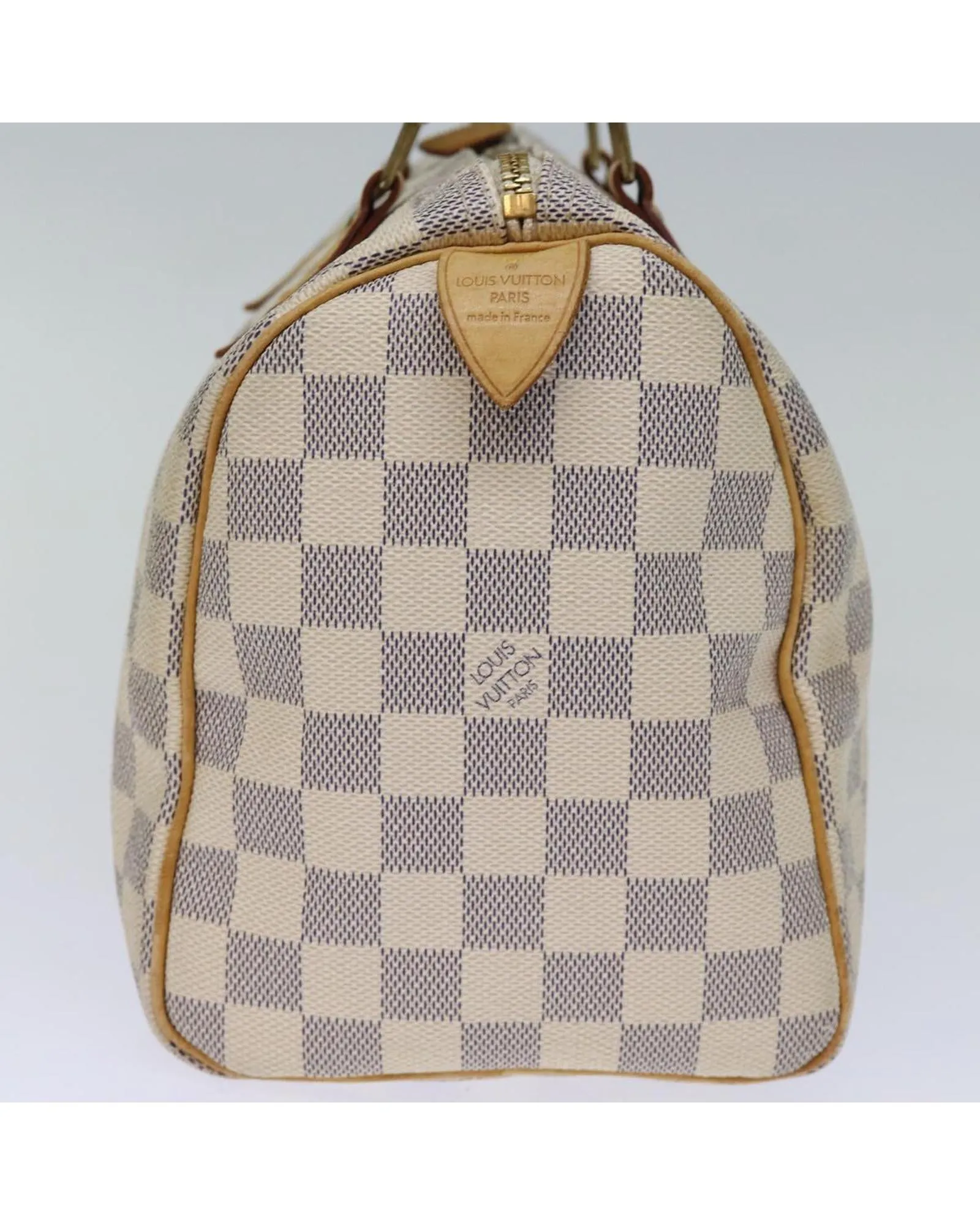 Authentic Damier Azur Hand Bag with Accessories