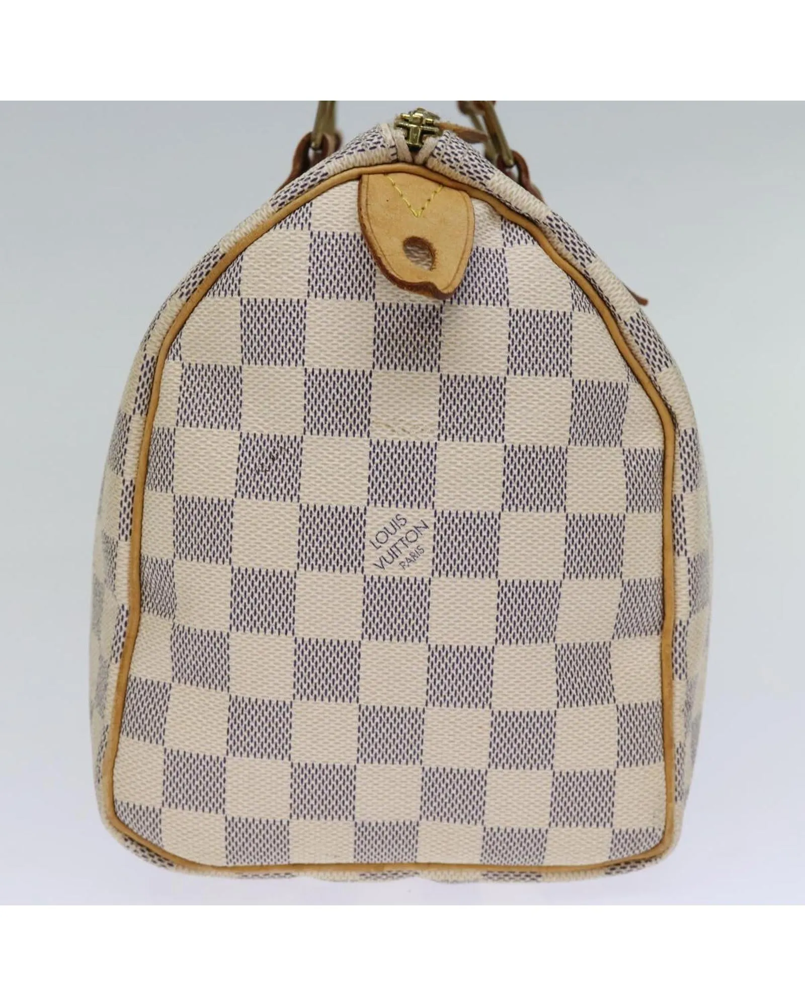 Authentic Damier Azur Hand Bag with Accessories