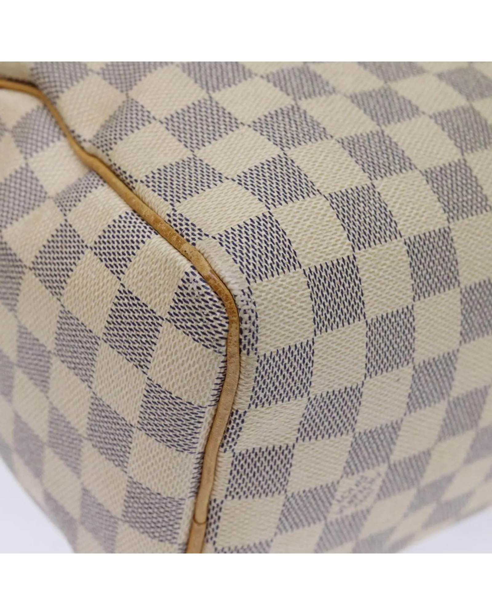 Authentic Damier Azur Hand Bag with Accessories