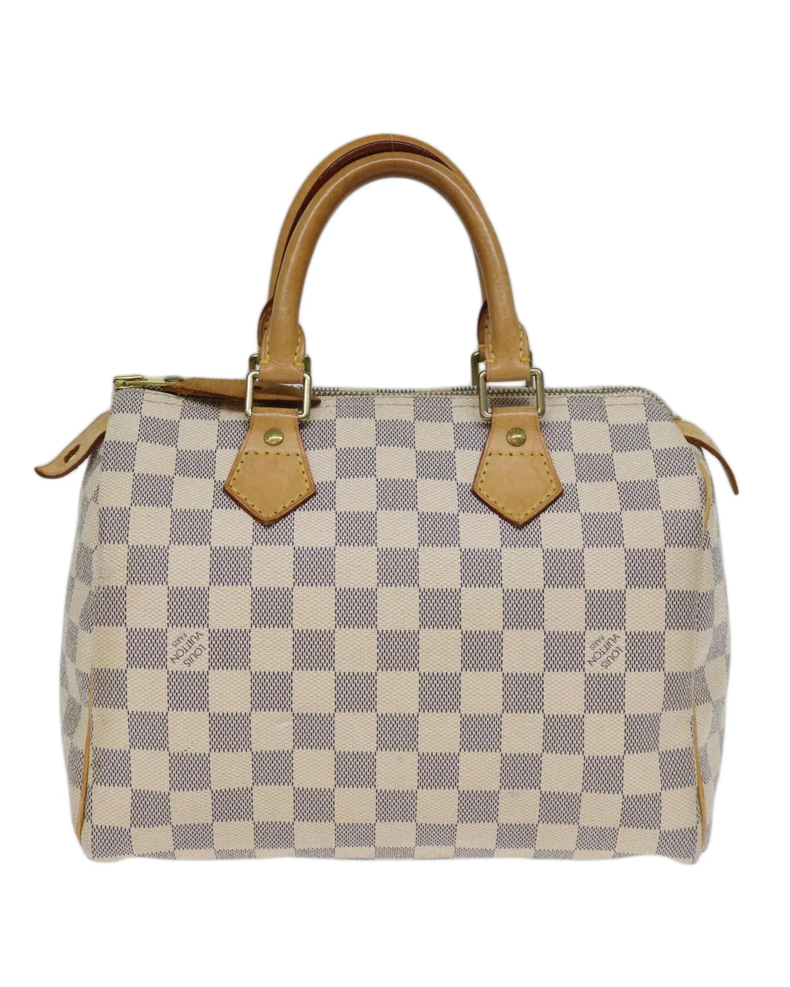 Authentic Damier Azur Hand Bag with Accessories