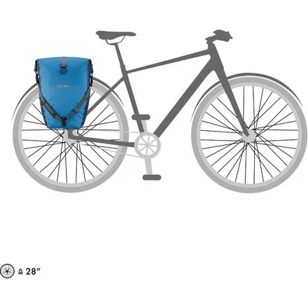 Back-Roller Plus Saddlebags - Ortlieb pair in Dusk Blue/Denim