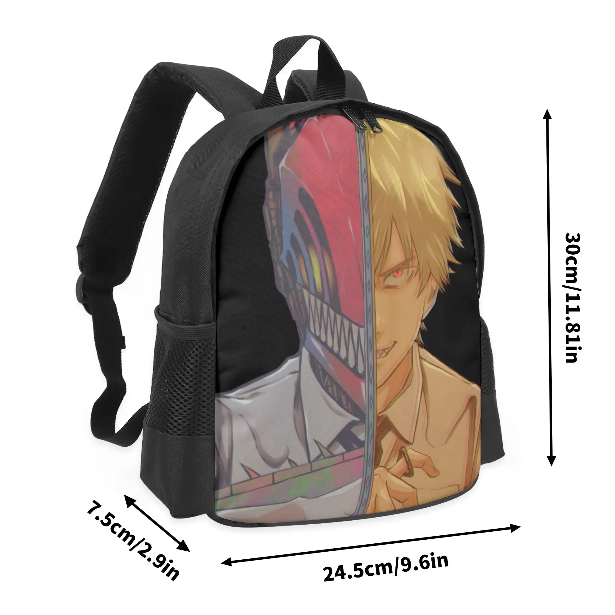 Back to School: Trendy Anime design 13 Inch School Backpack for Kids