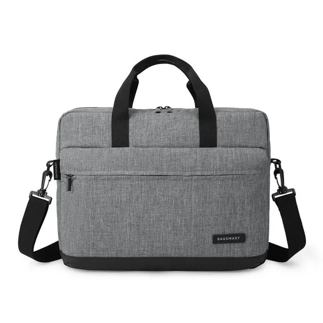 BAGSMART New 15.6 Inch Laptop Nylon Briefcase Men's Office Bags