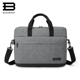 BAGSMART New 15.6 Inch Laptop Nylon Briefcase Men's Office Bags