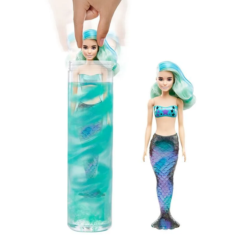 Barbie Colour Reveal Doll Aqua Tube