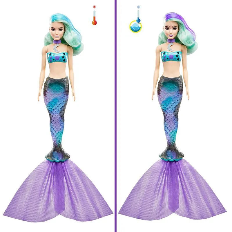 Barbie Colour Reveal Doll Aqua Tube