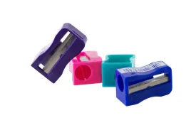 Baumgartens Standard Pencil Sharpener Single Hole ASSORTED Colors (13080)