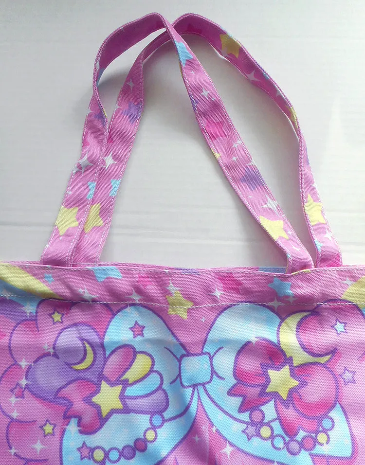 Bubbles Rainbow Land Tote Bag [Made To Order]