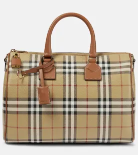 Burberry Check Medium Burberry Canvas Tote Multicolor