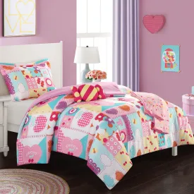 Candy - 5 Piece Twin Kids Comforter Set