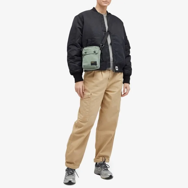 Carhartt WIP Haste Shoulder Bag, Black/Teal