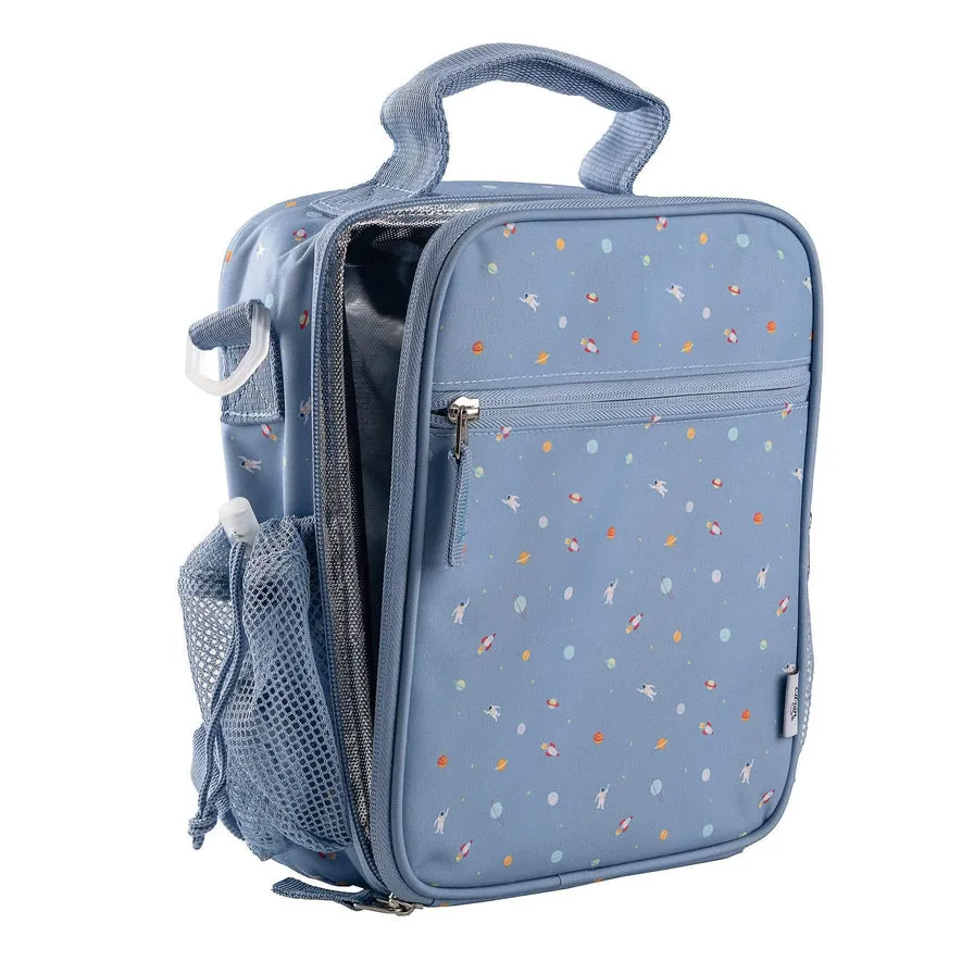 Citron Super-Duper Lunch Backpack with Side Bottle Pockets - Spaceship