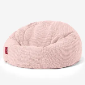 Classic Bean Bag Chair - Ellos Knitted Baby Pink