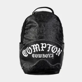 Compton Floral Print Mens Backpack (Black)