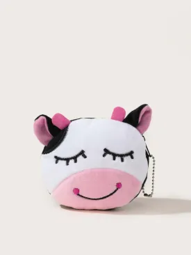 Cow Design Coin Purse Change Pouch Coin Case Small Wallet Card Holder