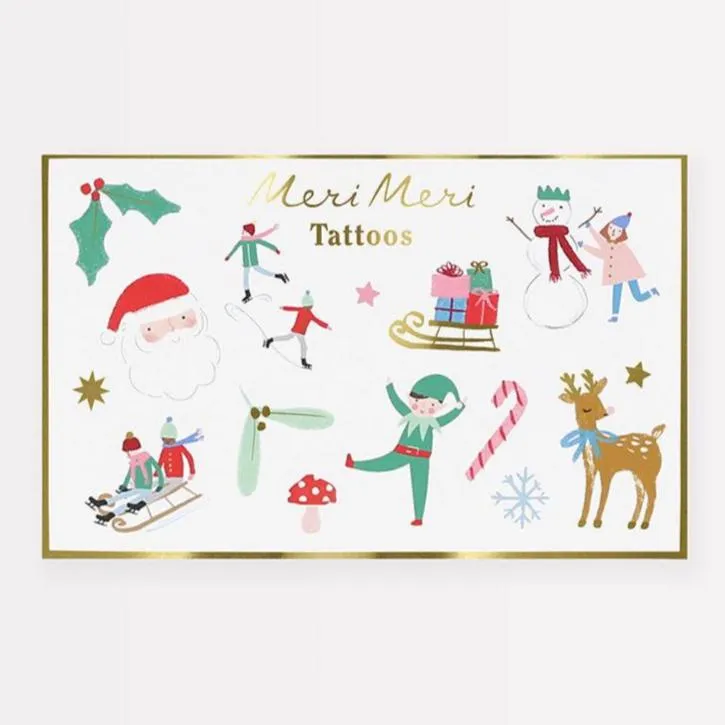 Cute Christmas Temporary Tattoos