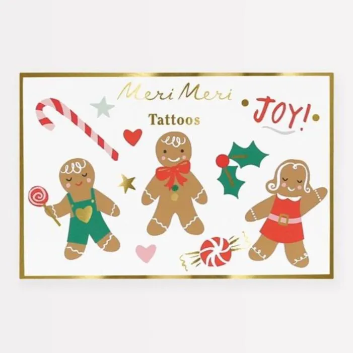 Cute Christmas Temporary Tattoos