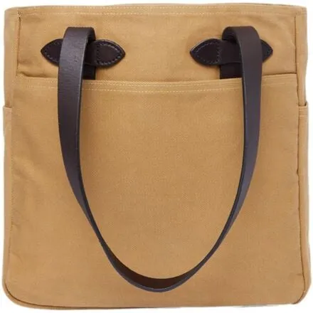 Durable Filson Twill Tote Bag, Dark Tan