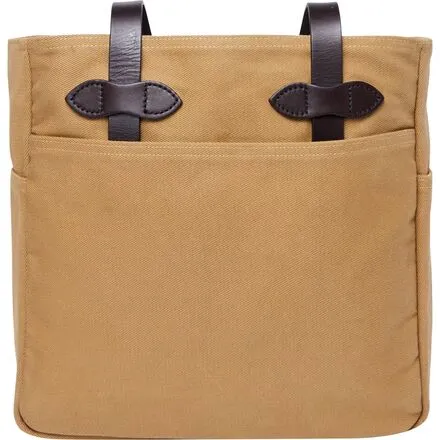 Durable Filson Twill Tote Bag, Dark Tan