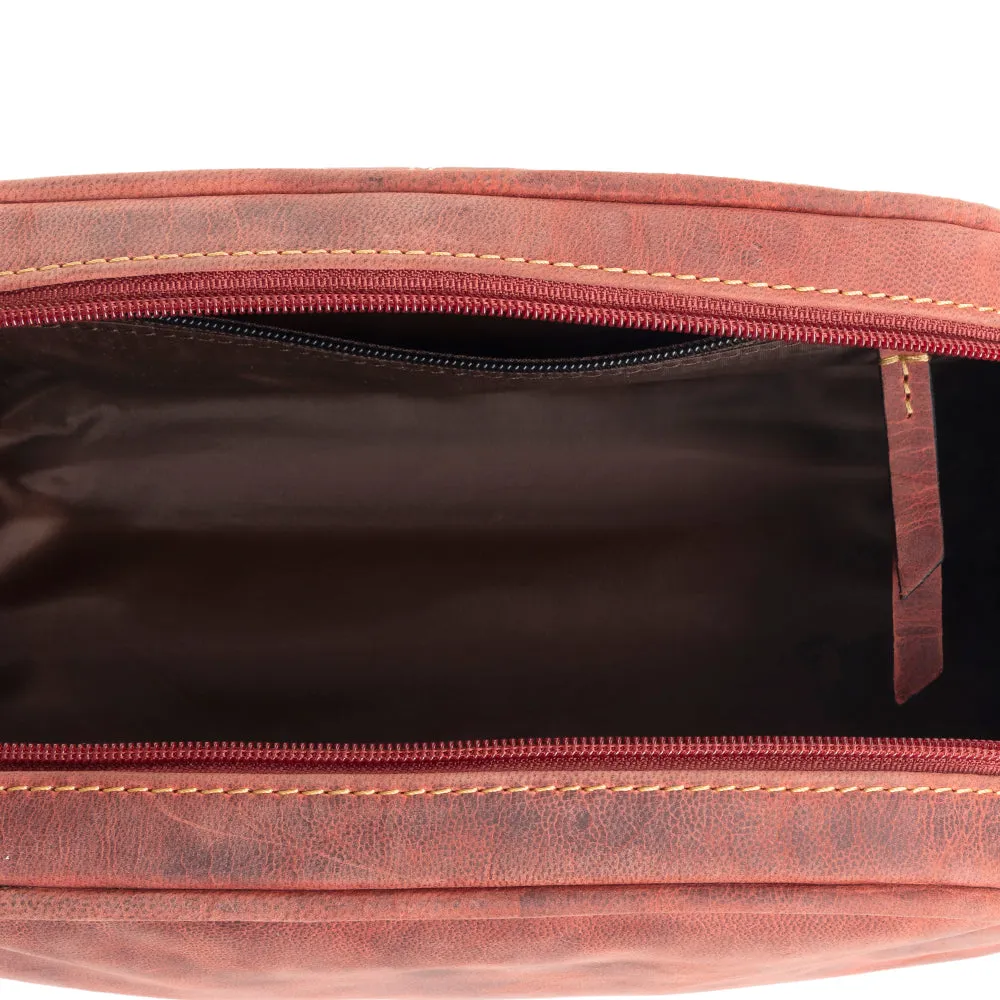 Eagle's Talon Toiletries Bag in Smoky Rust