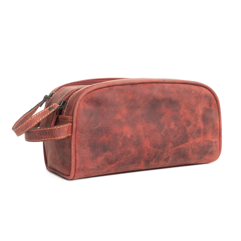 Eagle's Talon Toiletries Bag in Smoky Rust