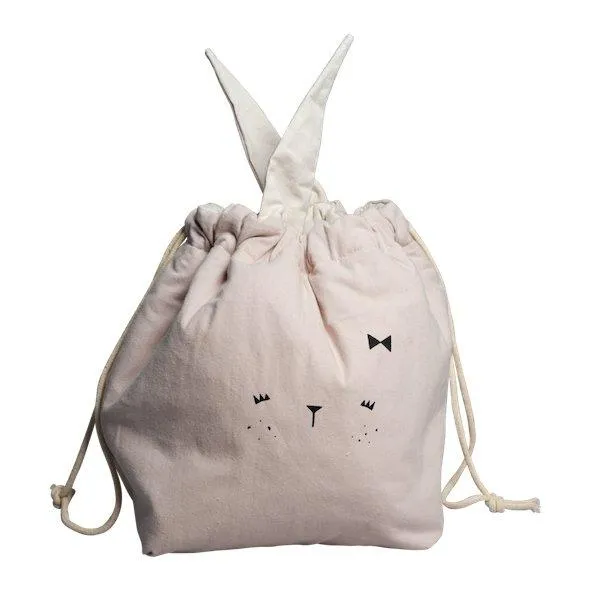 Fabelab Storage Bag Mauve Bunny - Small