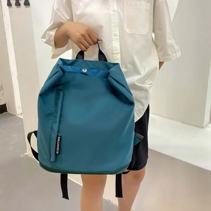 Fashion Double Layer Drawstring Waterproof Backpack - SF0816