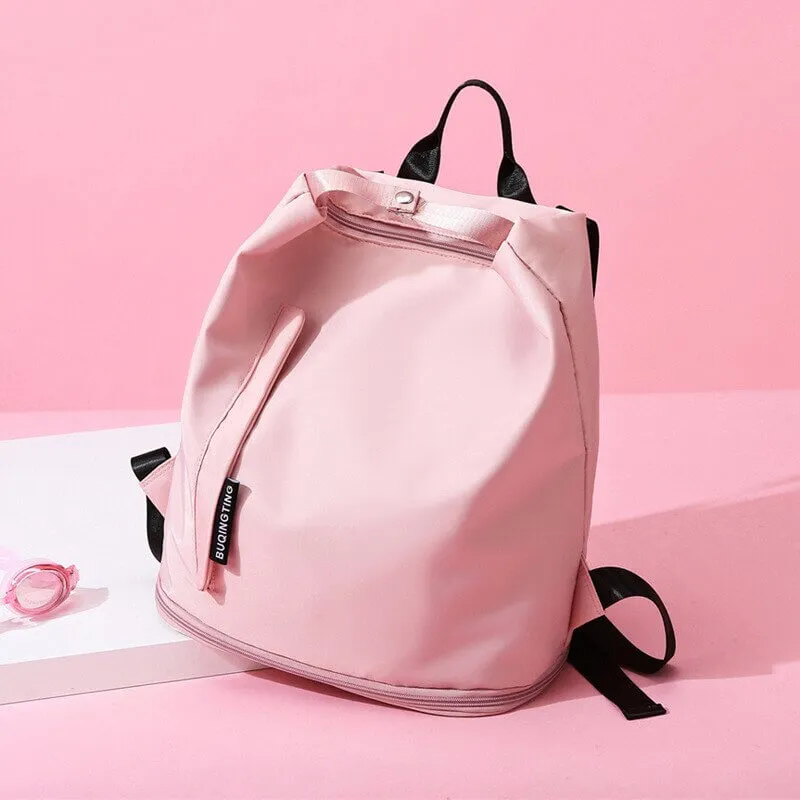 Fashion Double Layer Drawstring Waterproof Backpack - SF0816