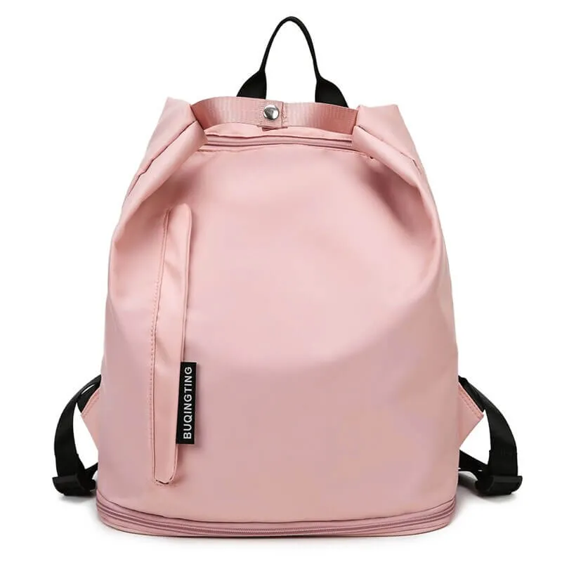 Fashion Double Layer Drawstring Waterproof Backpack - SF0816