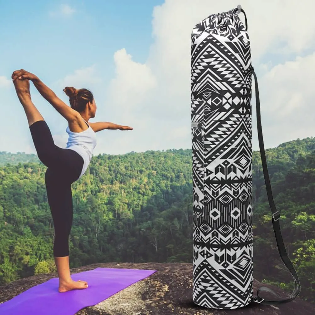 Fashion Floral Printed Yoga Mat Bag with Adjustable Strap - SF0518