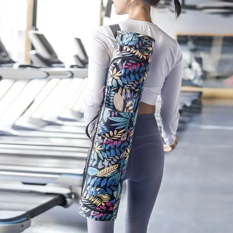 Female Printed Yoga Bag / Sports Mat Bag Pilates with Zipper - SF0516