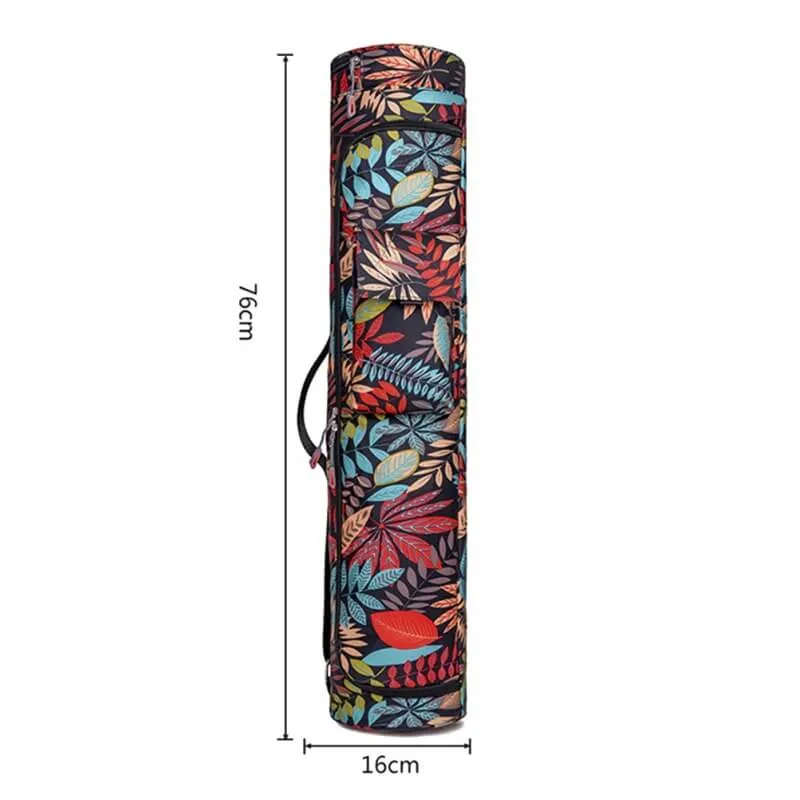 Female Printed Yoga Bag / Sports Mat Bag Pilates with Zipper - SF0516