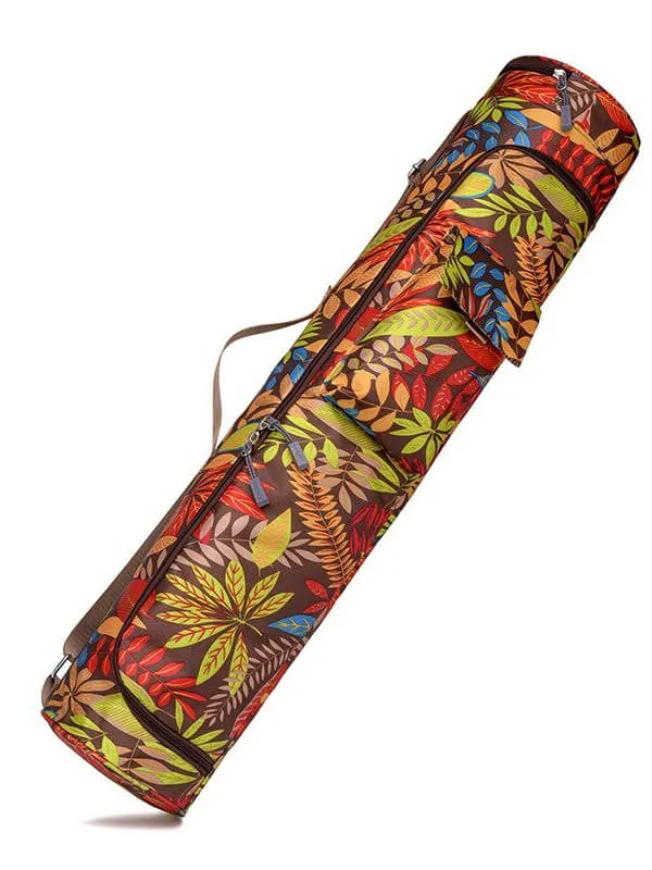 Female Printed Yoga Bag / Sports Mat Bag Pilates with Zipper - SF0516