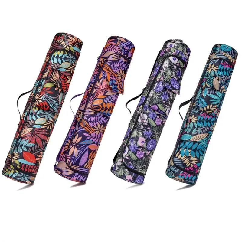 Female Printed Yoga Bag / Sports Mat Bag Pilates with Zipper - SF0516