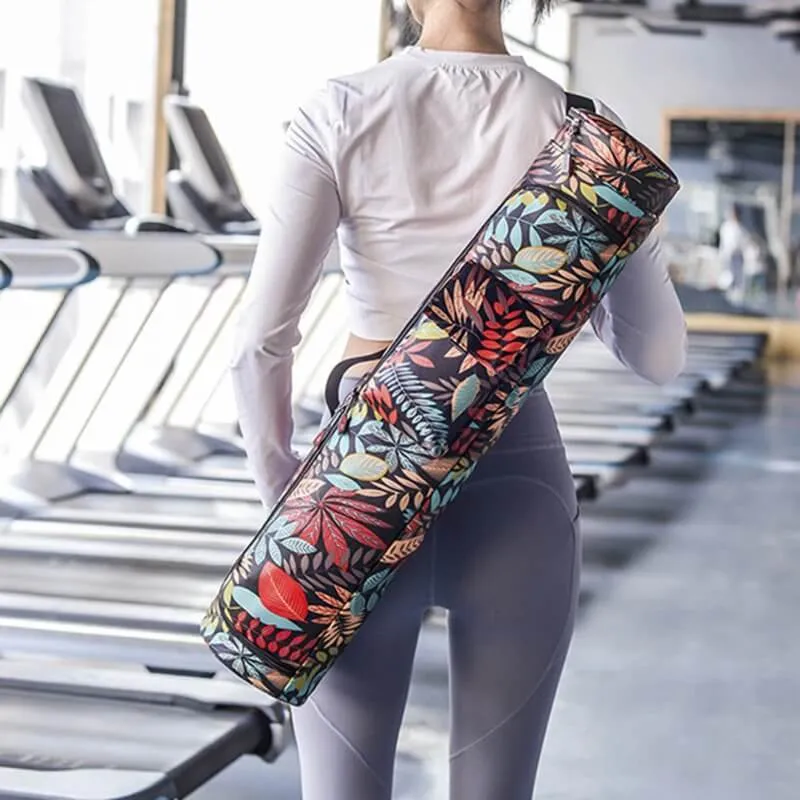 Female Printed Yoga Bag / Sports Mat Bag Pilates with Zipper - SF0516