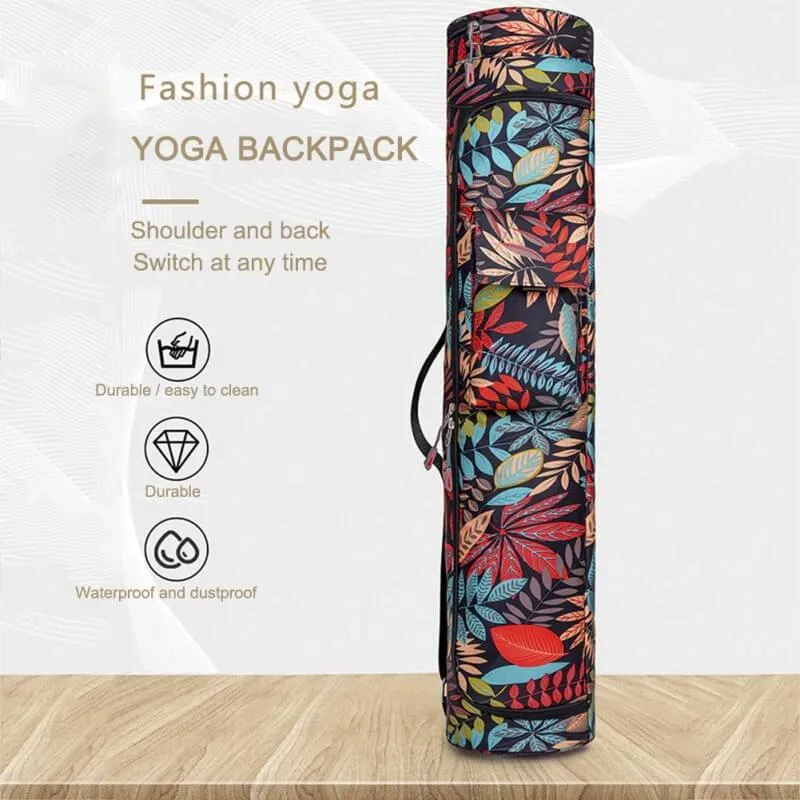 Female Printed Yoga Bag / Sports Mat Bag Pilates with Zipper - SF0516