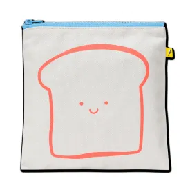 Fluf Zip Snack Bag - Bread Orange