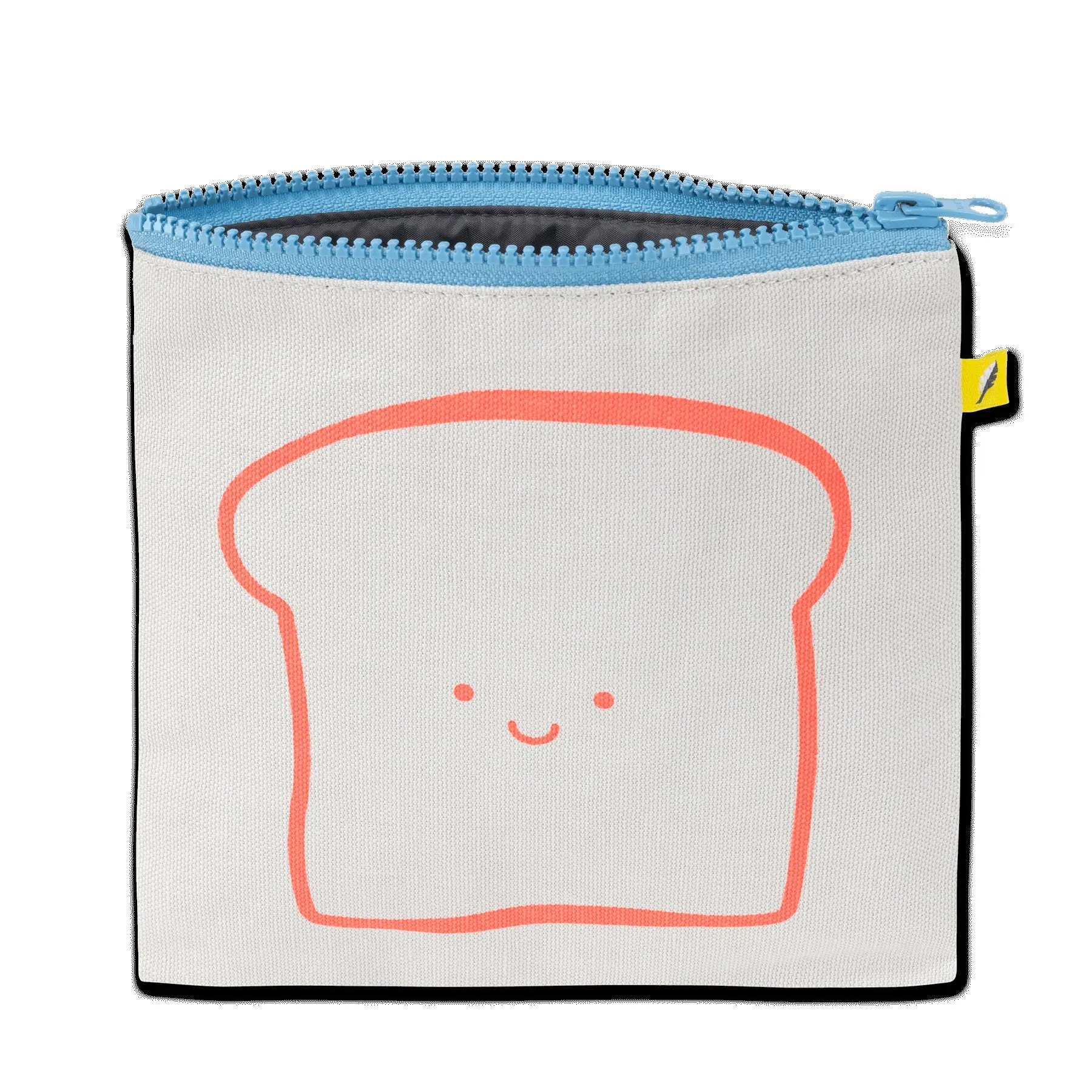 Fluf Zip Snack Bag - Bread Orange