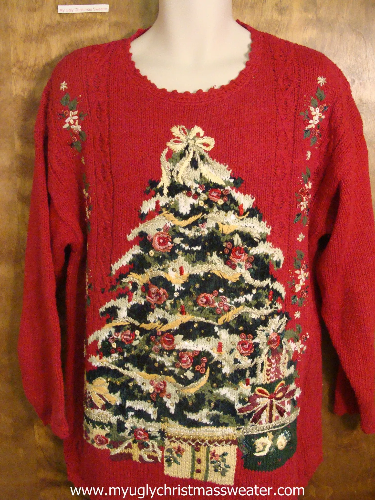 Gaudy Tree Ugly Christmas Sweater