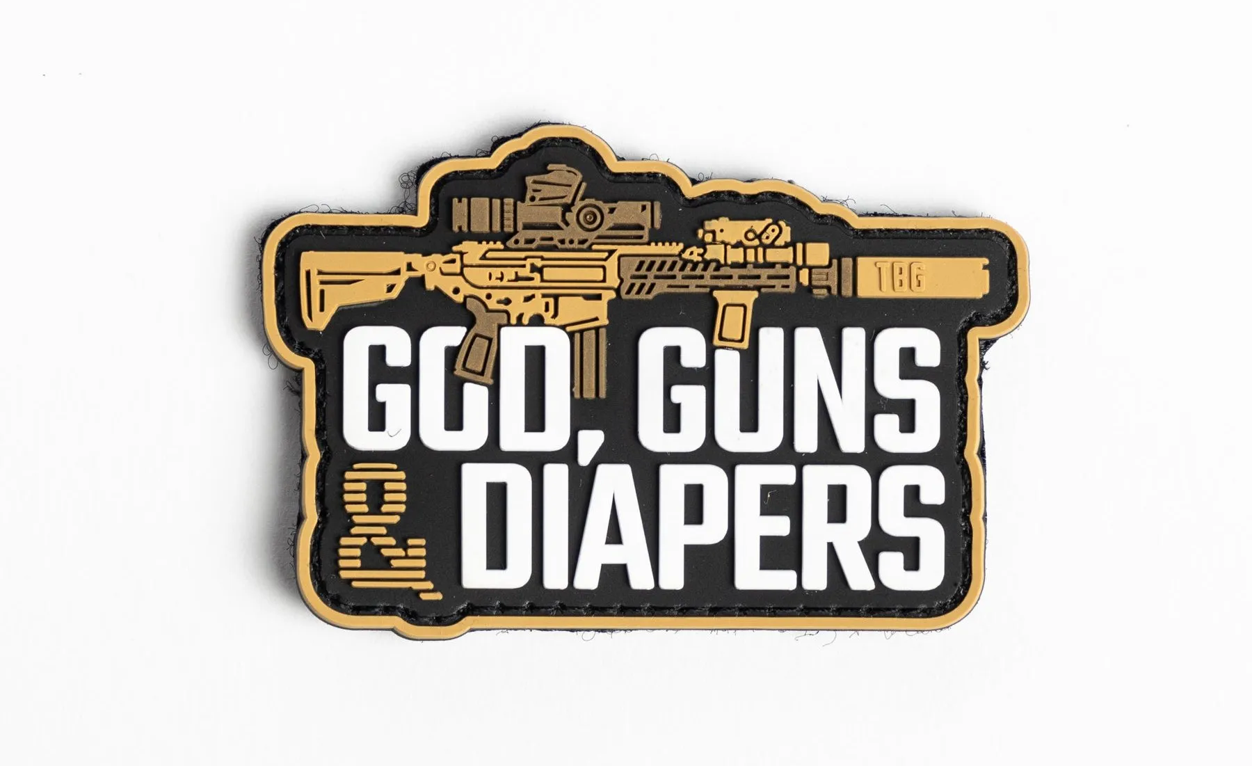 God, Guns & Diapers Patch - AR V2