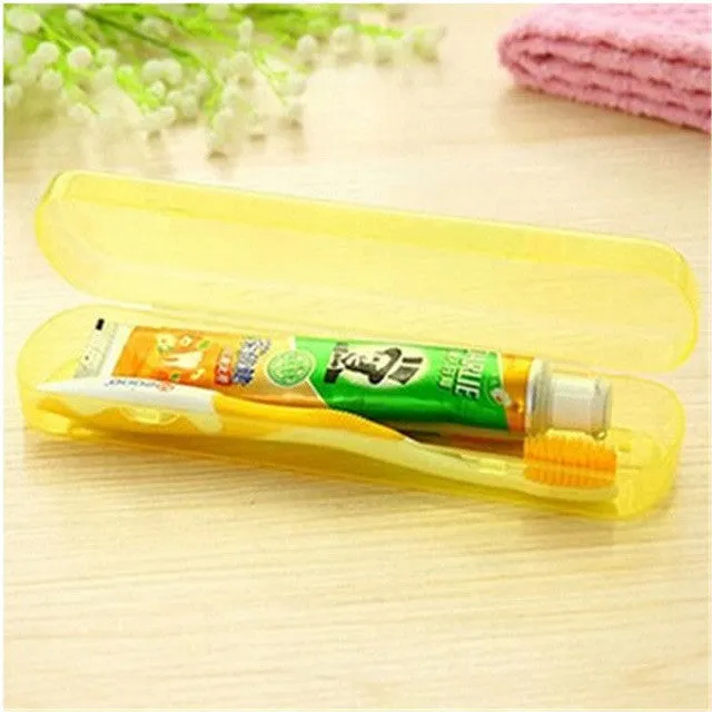 Good Useful Travel Portable Toothbrush Toothpaste Storage Box Cover Protect Case