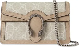 Gucci Dionysus GG Super Mini Bag Beige/White, beige