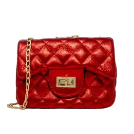 Handbag | Metallic Classic Mini Purse- Red | Tiny Treats and Zomi Gems