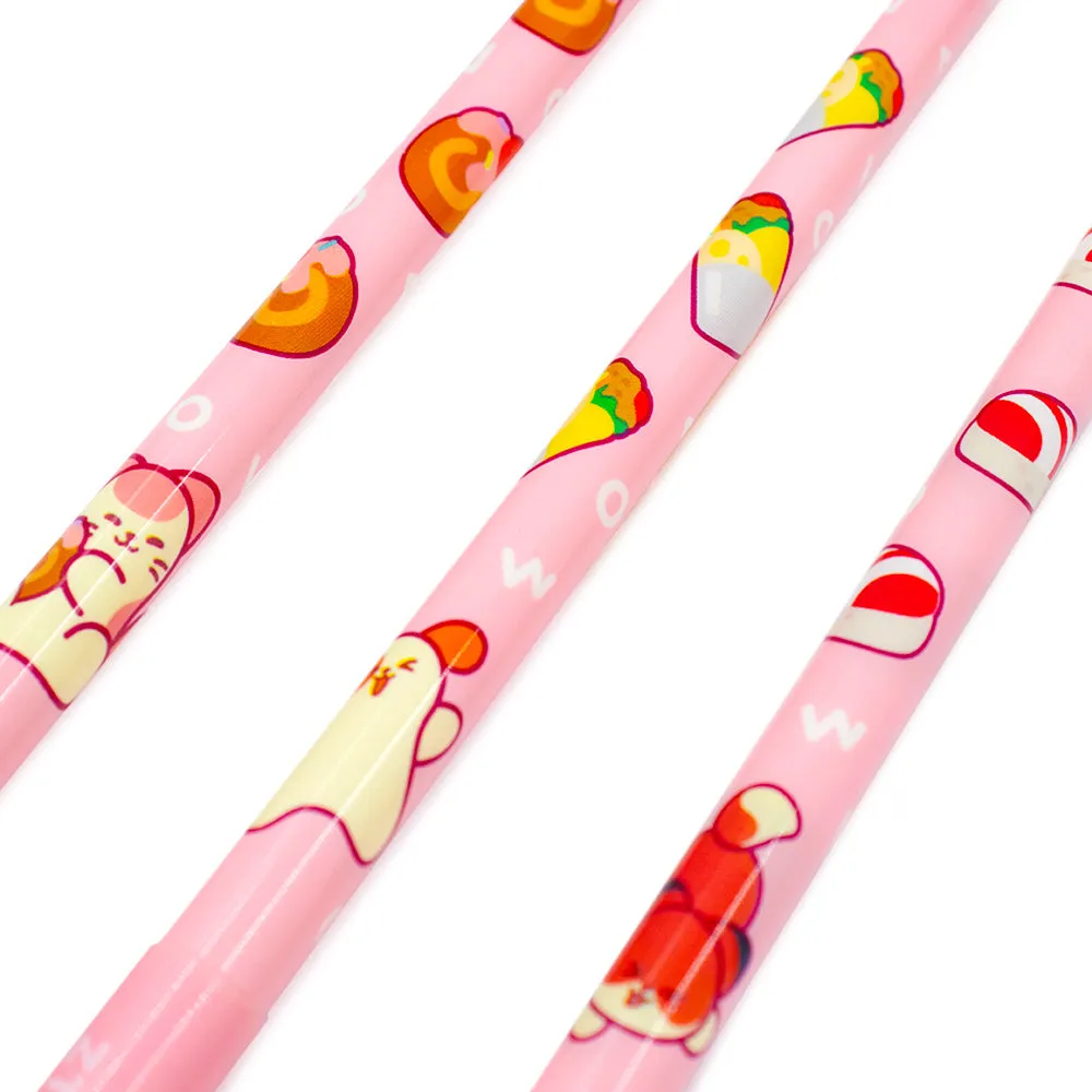 Hello Anirollz 0.5mm Gel Pen Mint Set